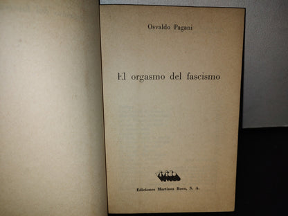 58- El Orgasmo Del Fascismo - Osvaldo Pagani - 1978