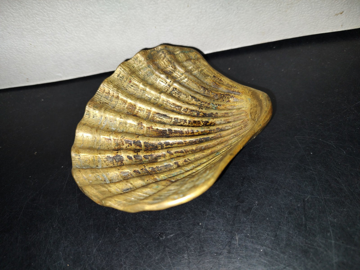 A5- Antigua Concha Jabonera De Bronce - 60'S - 70'S