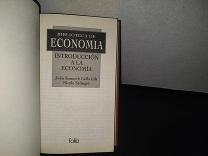 83- Biblioteca De Economía. Introducción A La Economía - John Kenneth Galbraith