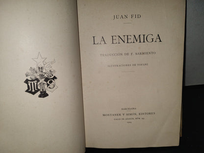 60- La Enemiga - Juan Fid. Montaner Y Simón - 1903