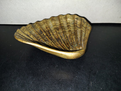 A5- Antigua Concha Jabonera De Bronce - 60'S - 70'S
