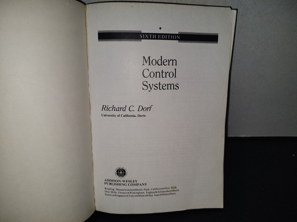 158- Modern Control Systems - Richard C. Dorf - Addison-Wesley Publishing Company - 1992