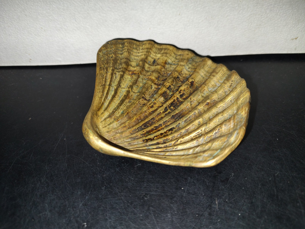 A5- Antigua Concha Jabonera De Bronce - 60'S - 70'S