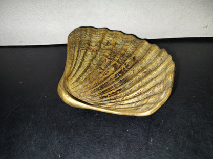 A5- Antigua Concha Jabonera De Bronce - 60'S - 70'S