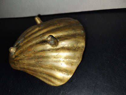 A5- Antigua Concha Jabonera De Bronce - 60'S - 70'S