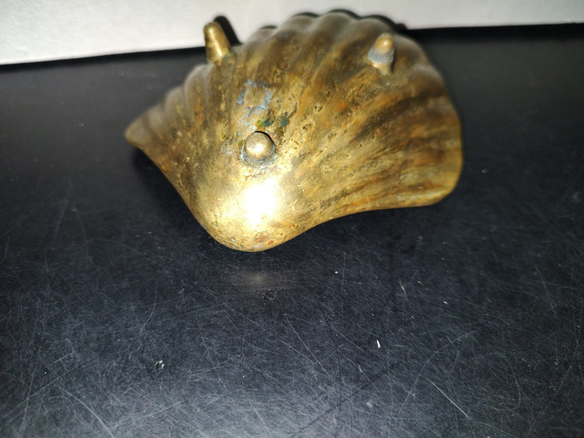 A5- Antigua Concha Jabonera De Bronce - 60'S - 70'S