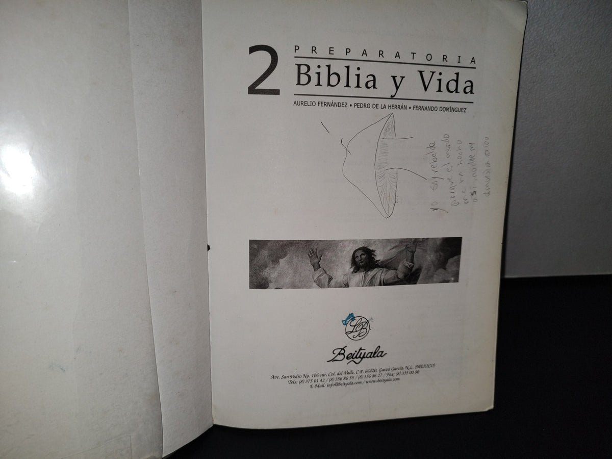77- Biblia Y Vida 1 Y 2 - Pedro De La Herrán, Jesús Martínez... - Editorial Casals - 1996