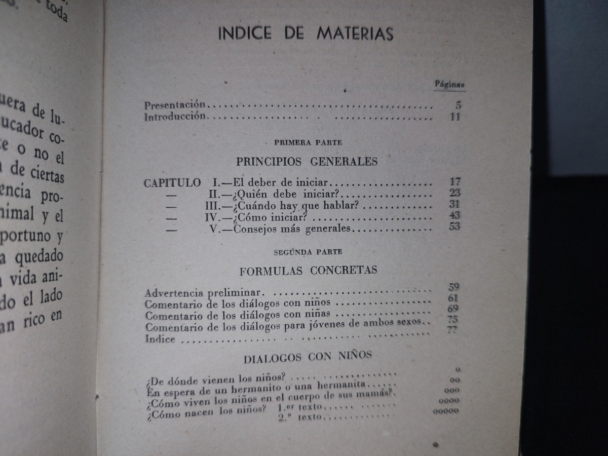128- La Iniciación De Losniños En La Vida. Ángel Del Hogar, Colección Educación Y Familia. 1952
