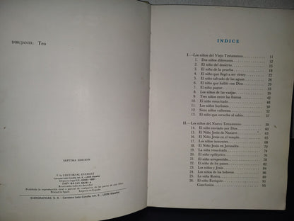 215- Los Niños De La Biblia - Editorial Everest, S. A., Colección Jericó - 1981