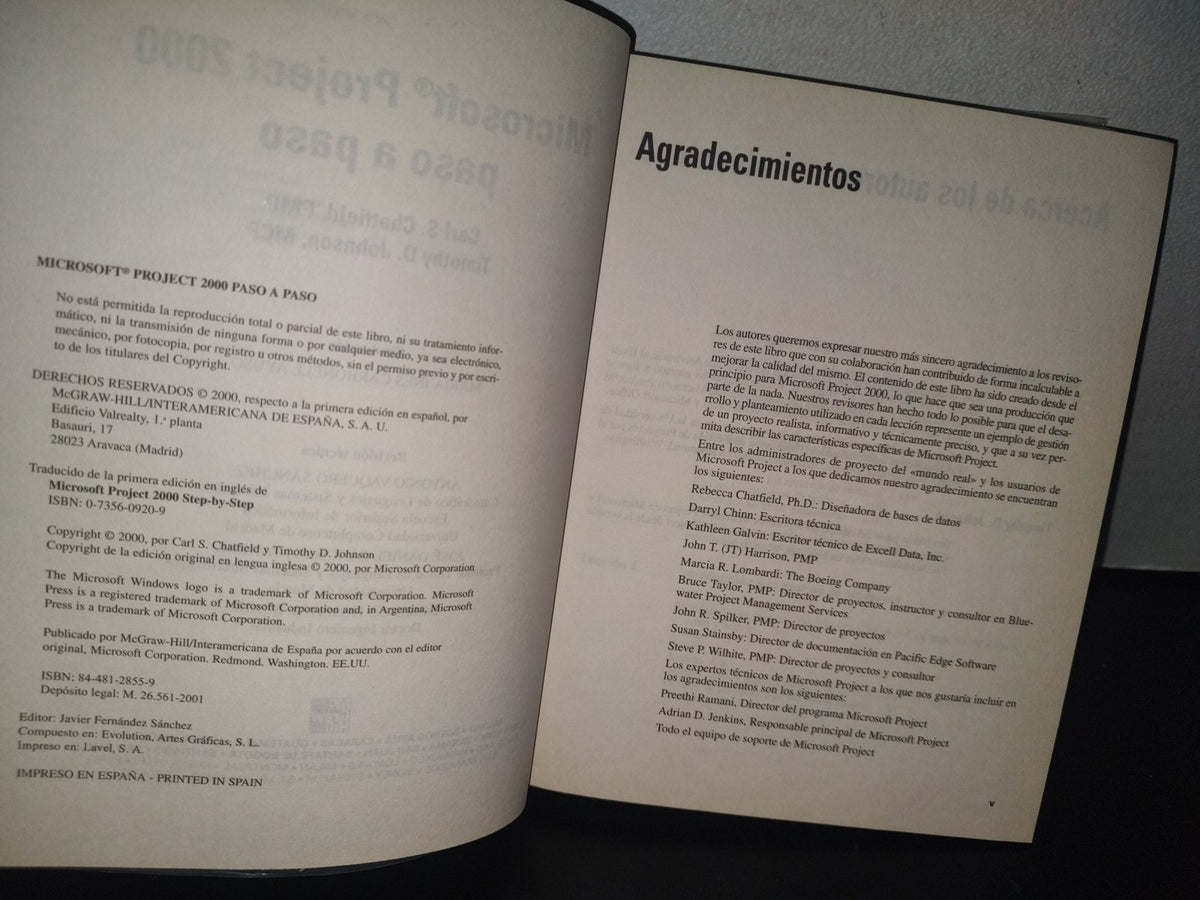 132- Microsoft Project 2000 Paso A Paso - Carl S. Chatfield Pmp, Timothy D. Johnson