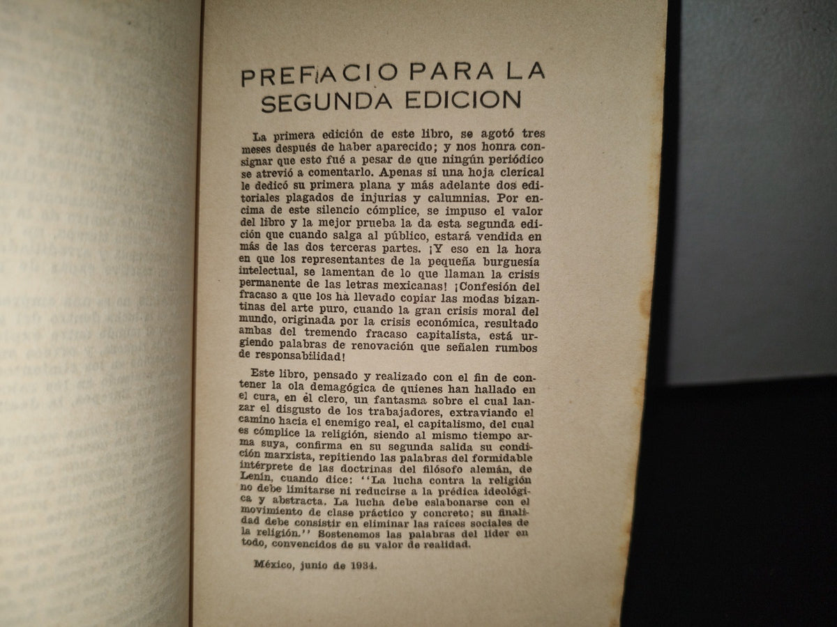 80- Práctica De Educación Irreligiosa - Germán List Arzubide - Ediciones Integrales - 1934