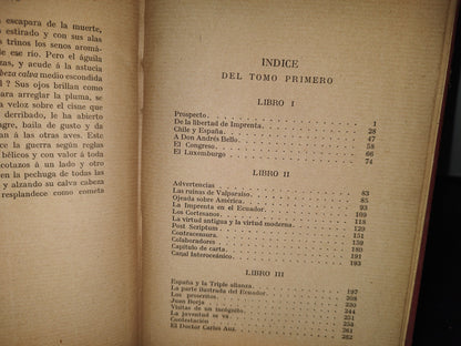64- El Cosmopolita. Juan Montalvo. Tomo Primero - 1923