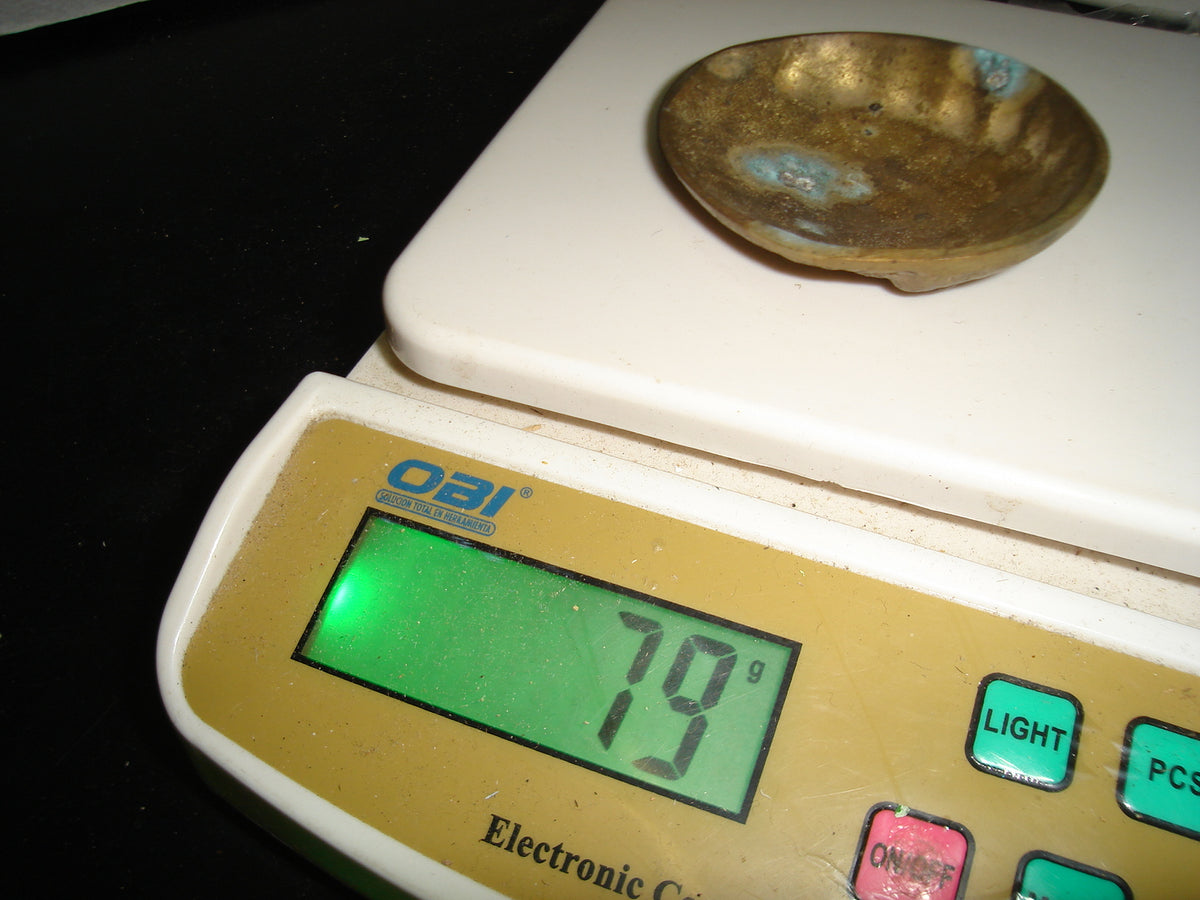 A2- Antigua Concha Bautismal De Bronce - 60'S - 70'S