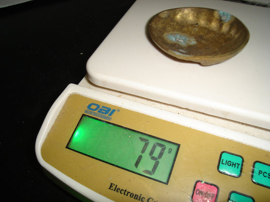 A2- Antigua Concha Bautismal De Bronce - 60'S - 70'S