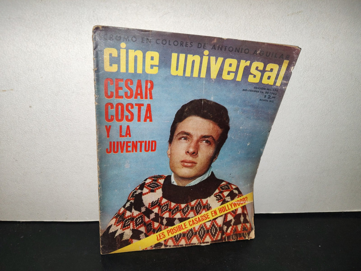 214- Cine Universal. César Costa Y La Juventud - Número 174, Noviembre 1963