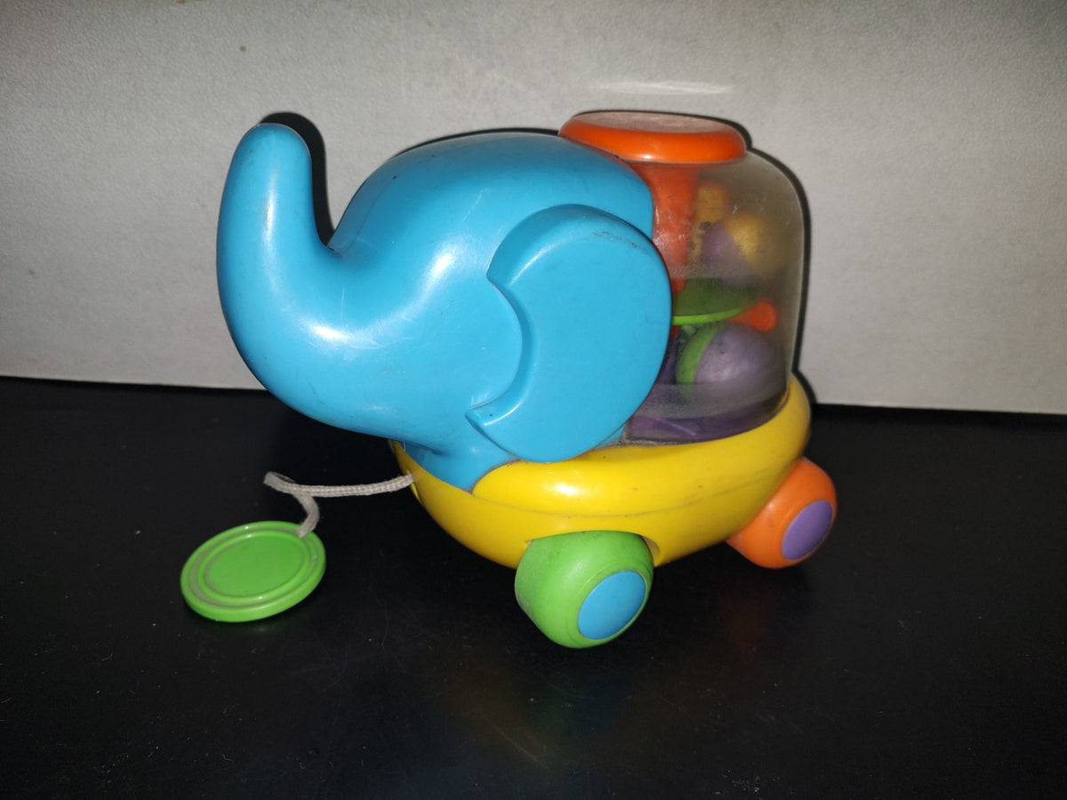 A5- Juguete De Arrastre Para Bebés. Elefante Ellie - Fun Time - 2000'S