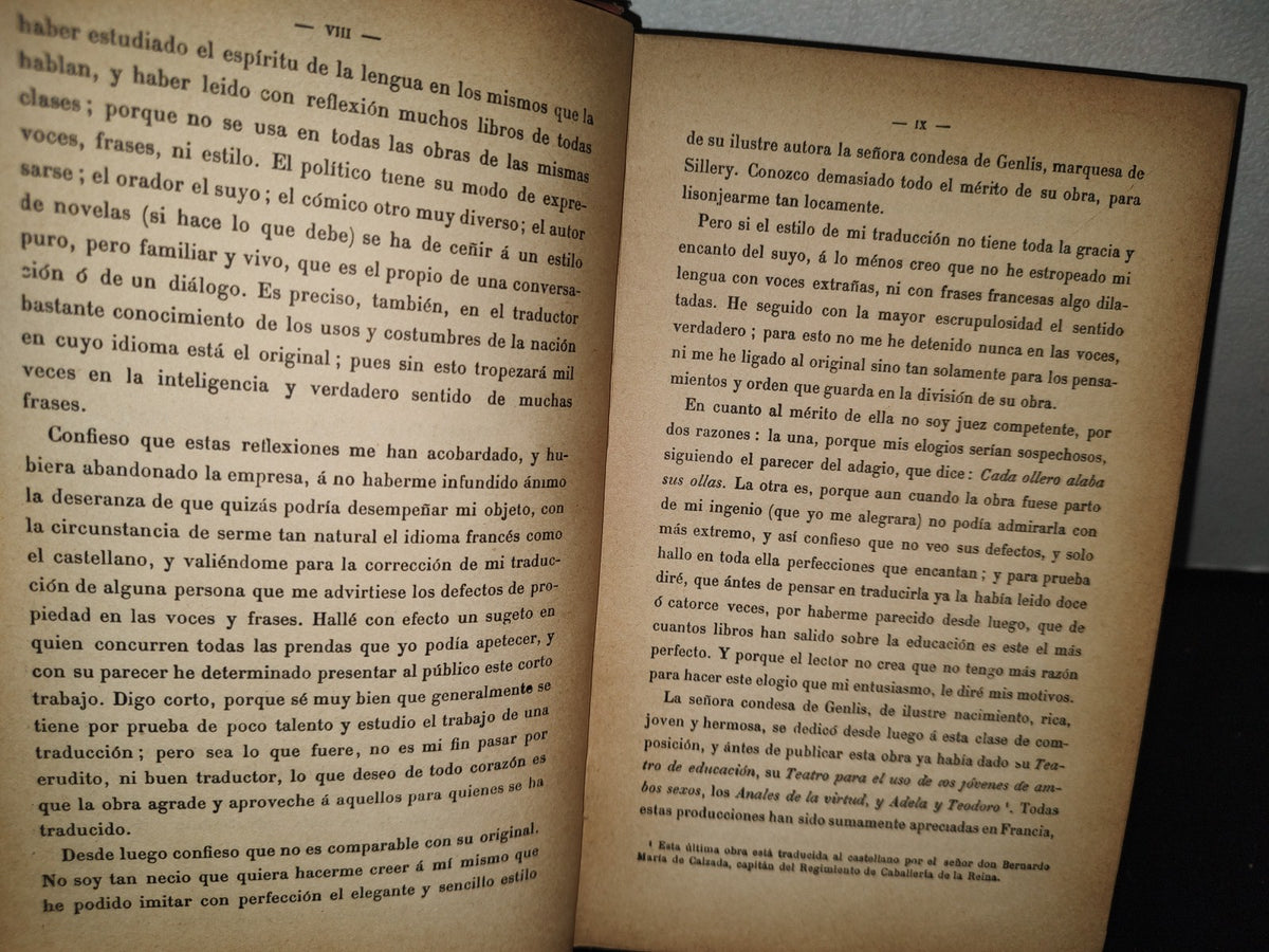 211- Las Veladas De La Quinta - Madame De Genlís - París, Garnier Hermanos, Libreros-Editores, 1900'S