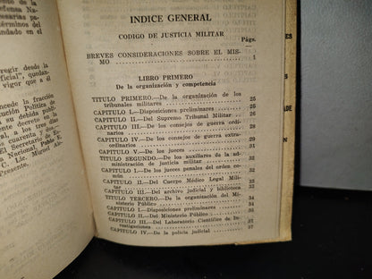 64- Código Mexicano De Justicia Militar - Manuel Andrade - Editorial: Información Aduanera De México 1942