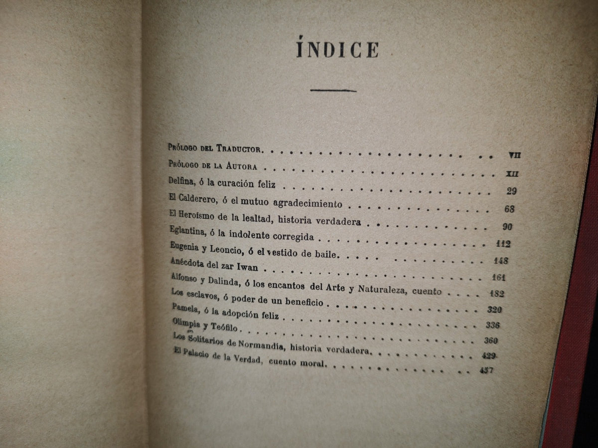 211- Las Veladas De La Quinta - Madame De Genlís - París, Garnier Hermanos, Libreros-Editores, 1900'S