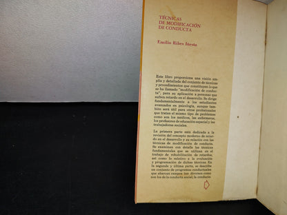 58- Técnicas De Modificación De Conducta - Emilio Ribes Iñesta