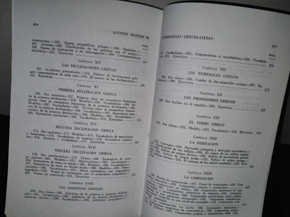 158- Etimologías Grecolatinas - Agustín Mateos Muñoz - Editorial Esfinge, 1993