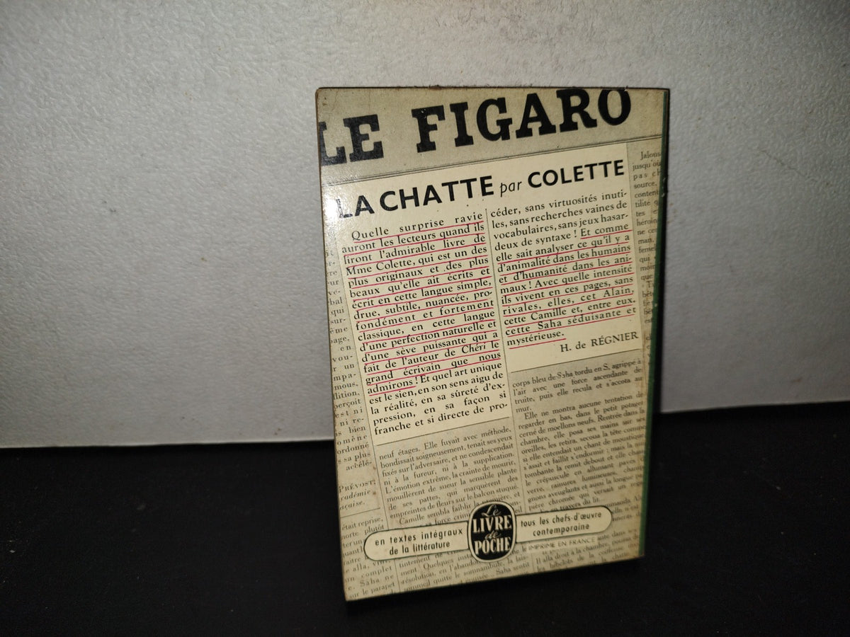 201- La Chatte - Colette. J'Ai Lu - 50's