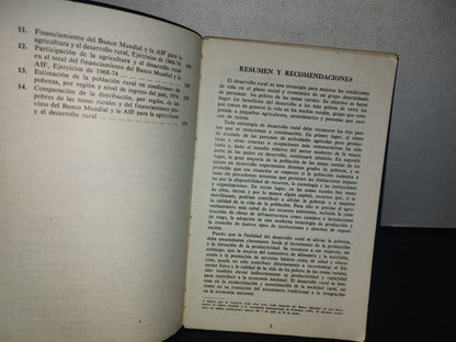 85- Desarrollo Rural. Documento De Política Sectorial - Banco Mundial 1975