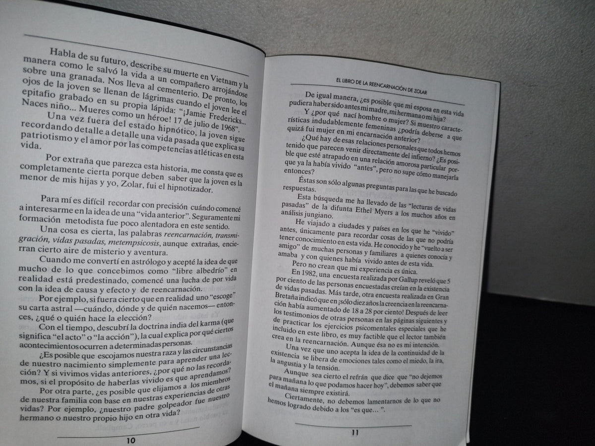 80- El Libro De Reencarnación De Zolar. Cómo Descubrir Sus Vidas Pasadas - 1A. Ed. 1997