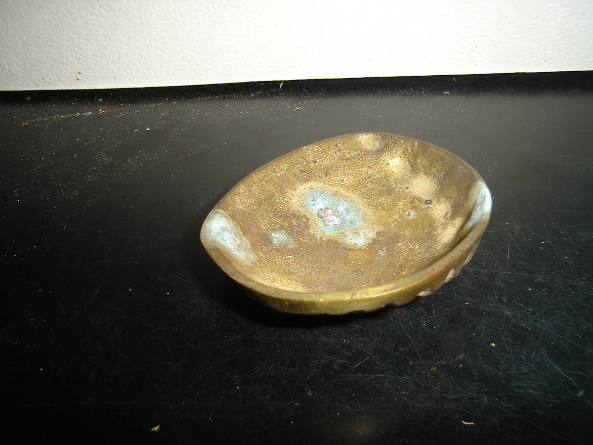 A2- Antigua Concha Bautismal De Bronce - 60'S - 70'S