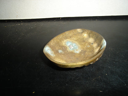 A2- Antigua Concha Bautismal De Bronce - 60'S - 70'S