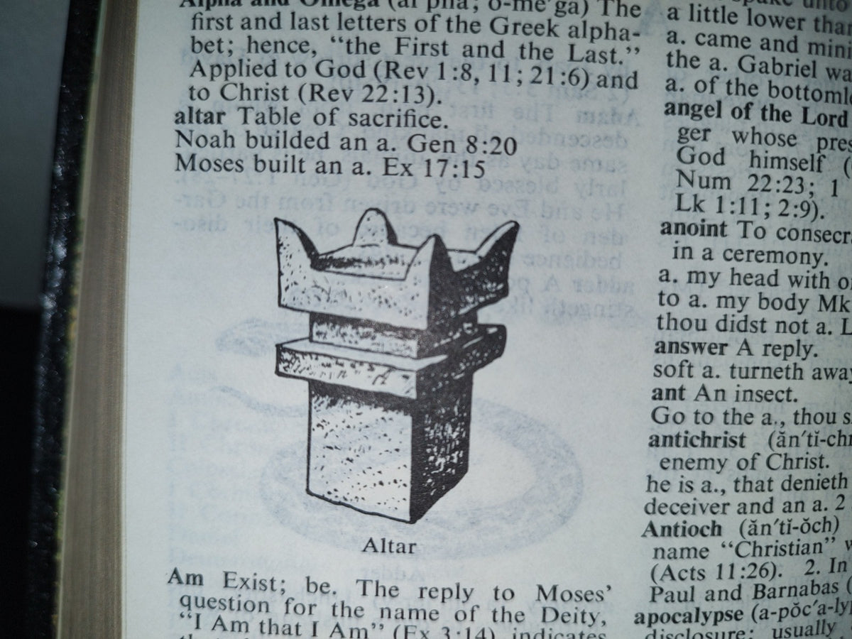 202- The Holy Bible. Dictionary-Concordance. Old And New Testaments In The King James Version. Omega Publishing House, 1970