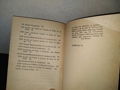 158- Los Paises No Alineados - Prensa Latina. Editorial Diogenes - 1A. Ed. 1976