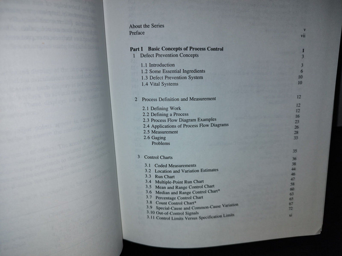 57- Prevención De Defectos. Defect Prevention. Use Of Simple Statistical Tools - Victor E. Kane
