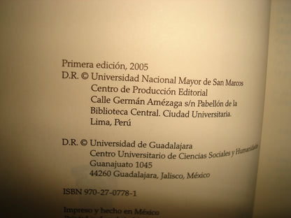 160- Nacimiento De Una Utopía. Muerte Y Resurrección De Los Incas - Manuel Burga - Universidad De Guadalajara Universidad Nacional Mayor De San Marcos - Primera Edición, 2005