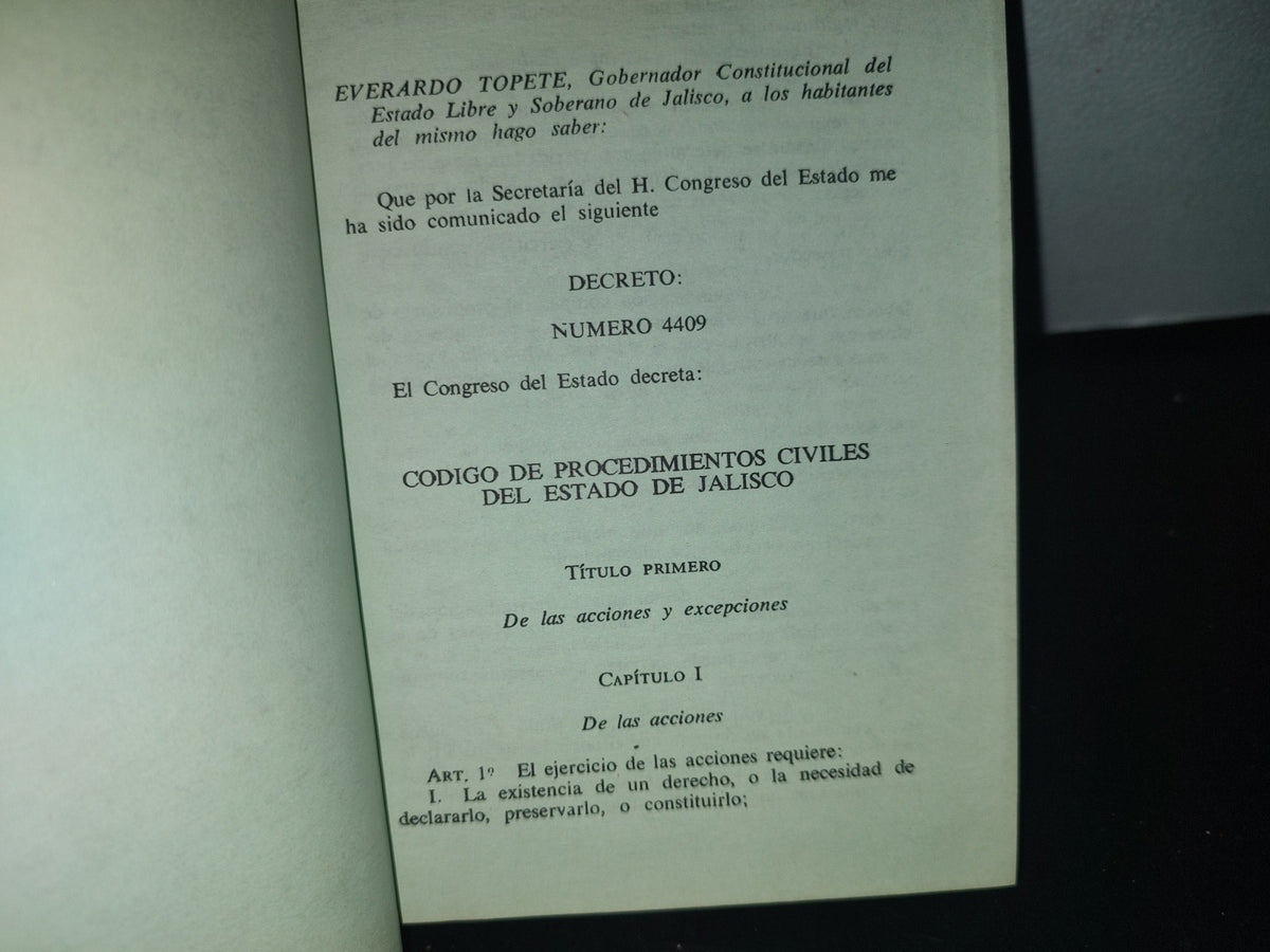 85- Código De Procedimientos Civiles Del Estado De Jalisco - 1990