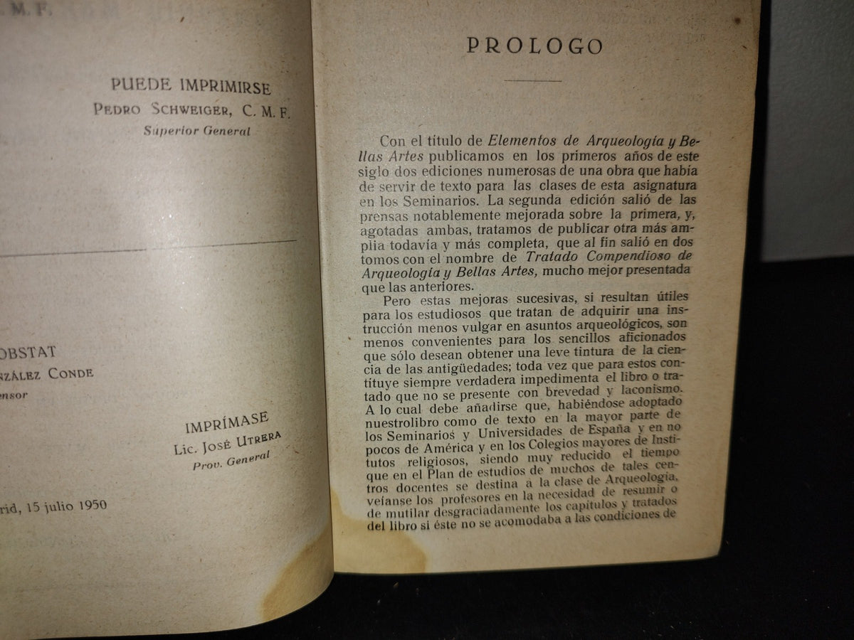 63- Curso Breve De Arqueología Y Bellas Artes - Francisco Naval Ayerve - 1950
