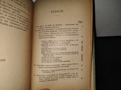 64- Manuales Gallach. Xvii. La Guinea Española - Ricardo Beltrán Y Rózpide - 1900'S