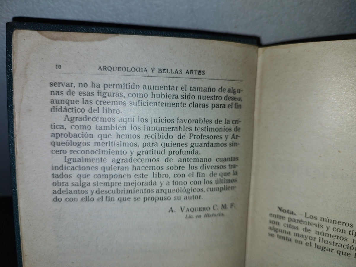 63- Curso Breve De Arqueología Y Bellas Artes - Francisco Naval Ayerve - 1950