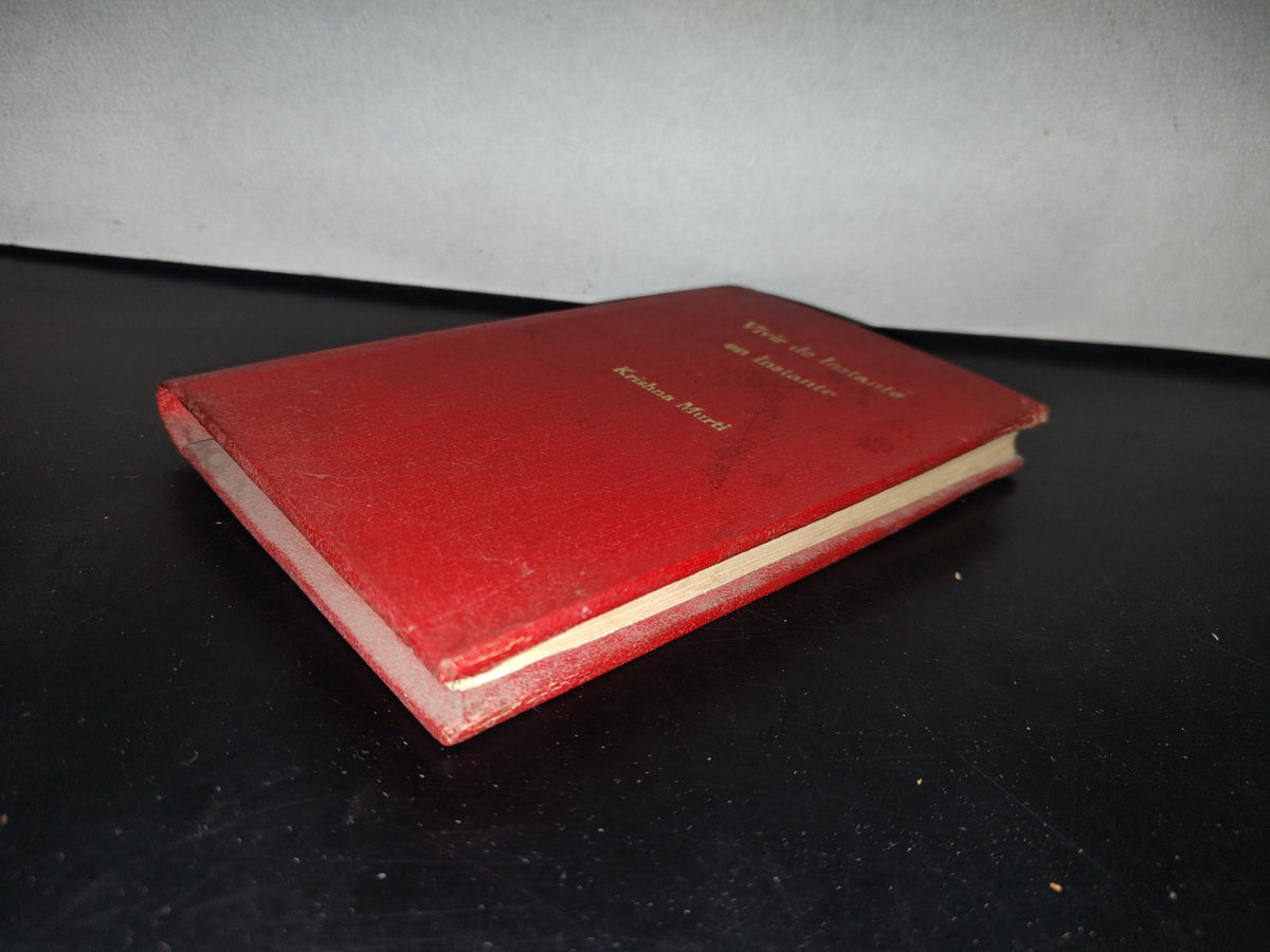 80- Vivir De Instante En Instante. 7 Conferencias De Krishnamurti - Editorial Krishnamurti 1953