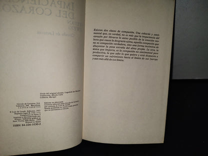 78- Impaciencia Del Corazón Stefan Zweig - Círculo De Lectores - 1979