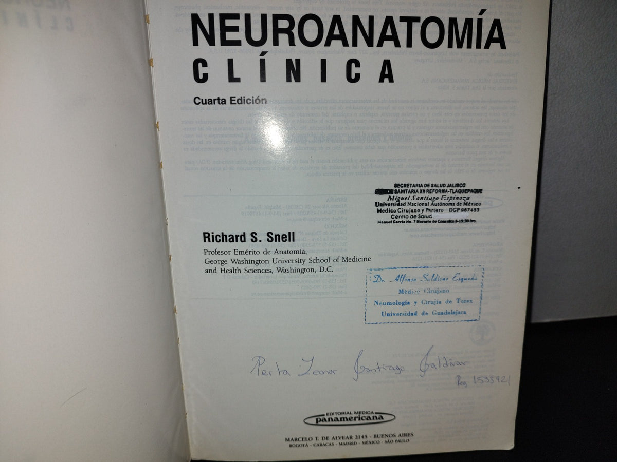 57- Neuroanatomía Clínica. Cuarta Edición - Richard S. Snell - 1999