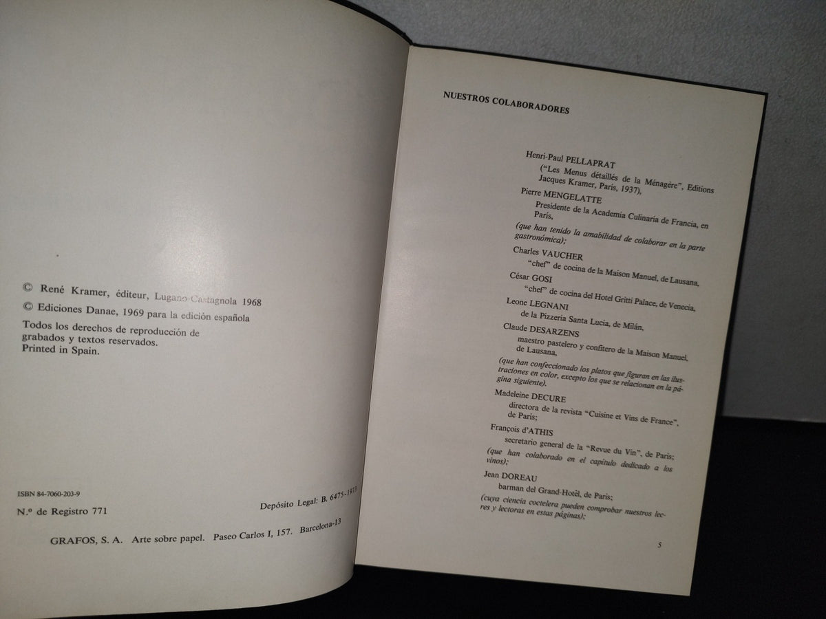 91- El Libro De La Cocina - Colette Lelou - Ediciones Danae 1969