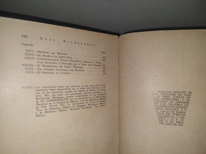 23- Jack Danciger. Su Vida Y Su Obra - General Richkarday - 1961 - Firmado