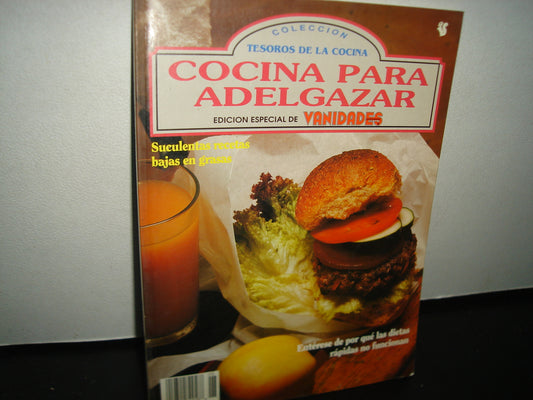 7- Colección Tesoros De La Cocina: Cocina Para Adelgazar. Edición Especial De Vanidades - 1993