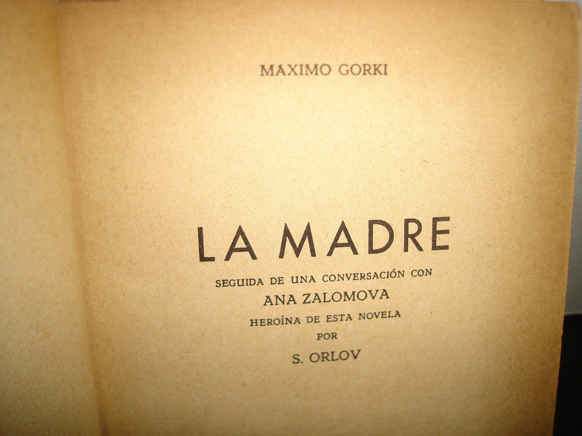 34- La Madre - Maximo Gorki - 1960