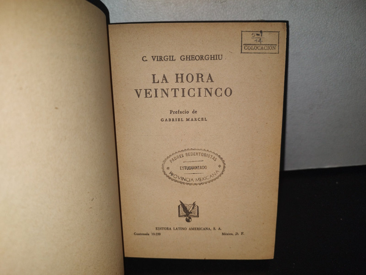 85- La Hora Veinticinco - C. Virgil Gheorghiu - 1963