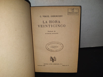 85- La Hora Veinticinco - C. Virgil Gheorghiu - 1963