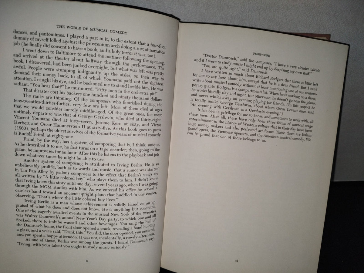 188- The World Of Musical Comedy. The Story Of The American Musical Stage... - Stanley Green - 1962