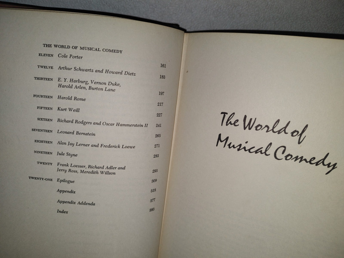 188- The World Of Musical Comedy. The Story Of The American Musical Stage... - Stanley Green - 1962