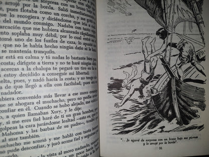 84- Biblioteca Juvenil Tomo 8. Robinson Crusoe - Daniel Defoe - Grolier International - 1968